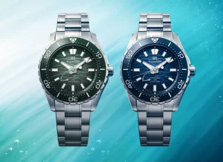 Grand Seiko Evolution 9 Collection Spring Drive SLBG023 หน้าปัดสีน้ำเงินลาย Ushio แรงบันดาลใจจากกระแสน้ำญี่ปุ่น