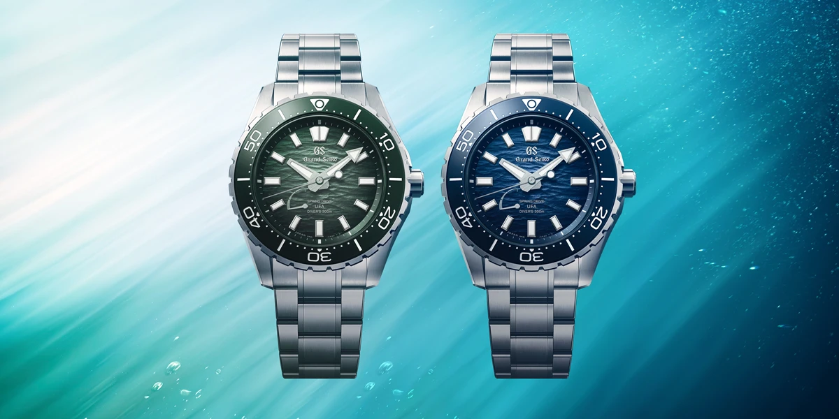 Grand Seiko Evolution 9 Collection Spring Drive SLBG023 หน้าปัดสีน้ำเงินลาย Ushio แรงบันดาลใจจากกระแสน้ำญี่ปุ่น