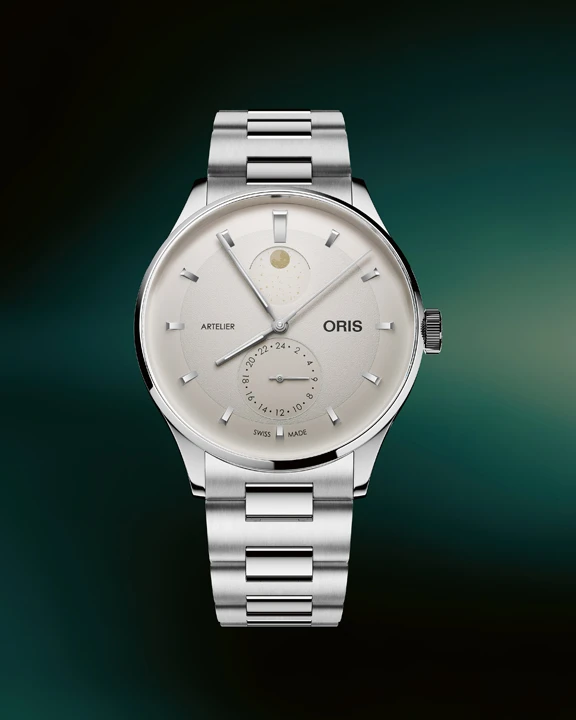 นาฬิกา Oris Artelier Complication 2026 หน้าปัดสี Ivory, Midnight Blue และ Chestnut พร้อมฟังก์ชันข้างขึ้นข้างแรม