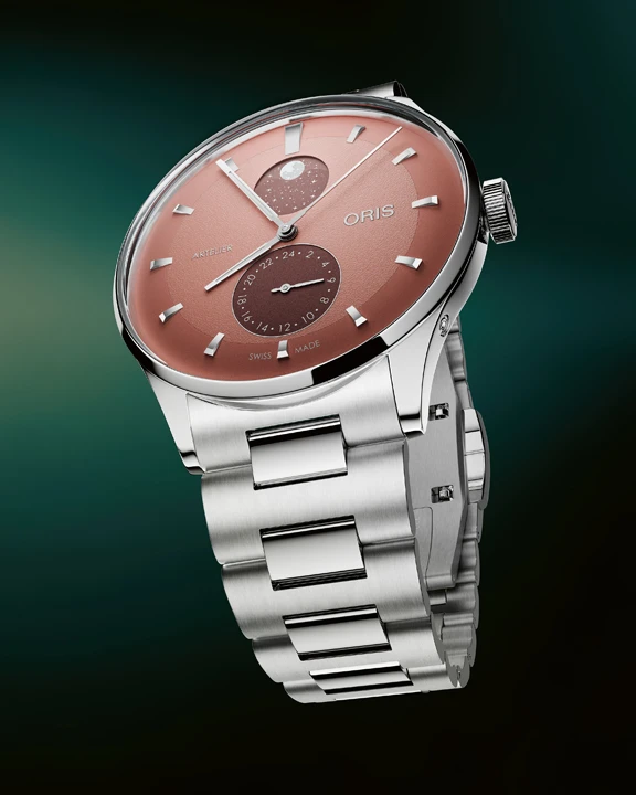 นาฬิกา Oris Artelier Complication 2026 หน้าปัดสี Ivory, Midnight Blue และ Chestnut พร้อมฟังก์ชันข้างขึ้นข้างแรม
