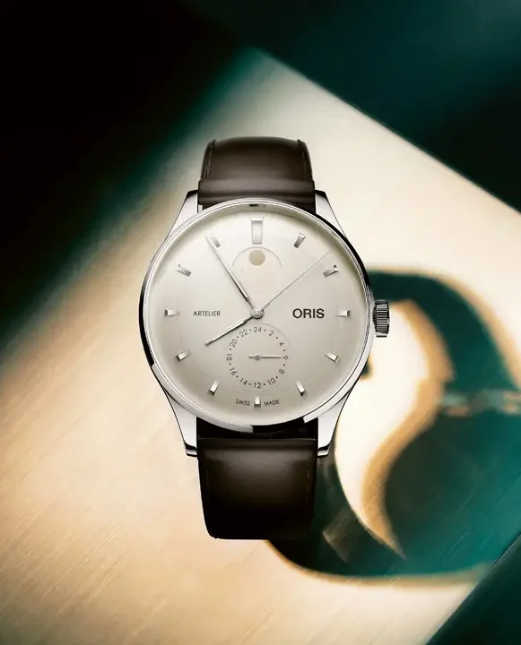 นาฬิกา ORIS Artelier Complication 2026 หน้าปัด Moonphase ดีไซน์โดย Lena Huwiler