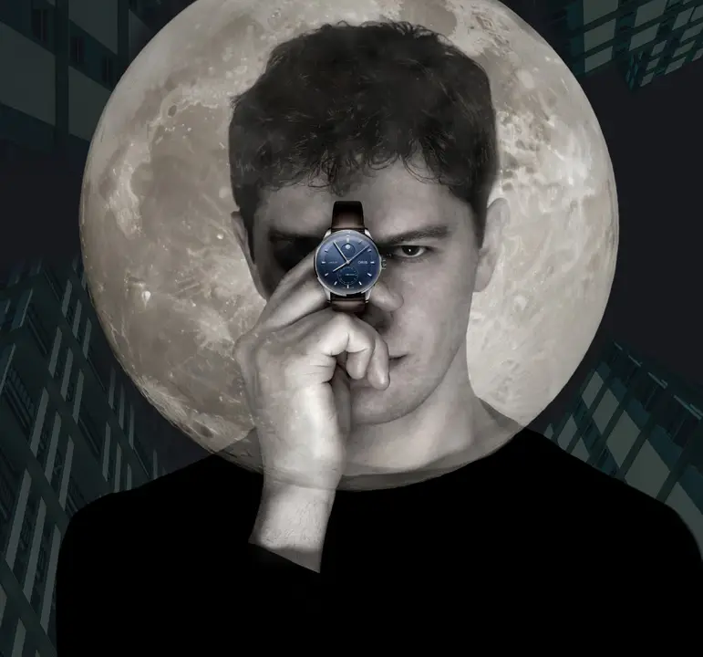 นาฬิกา ORIS Artelier Complication 2026 หน้าปัด Moonphase ดีไซน์โดย Lena Huwiler