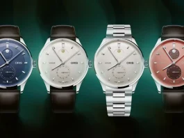 นาฬิกา Oris Artelier Complication 2026 หน้าปัดสี Ivory, Midnight Blue และ Chestnut พร้อมฟังก์ชันข้างขึ้นข้างแรม