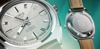 นาฬิกา ORIS Star Edition 2026 ตัวเรือนทรง Barrel Shape หน้าปัดสีเงินสไตล์วินเทจ