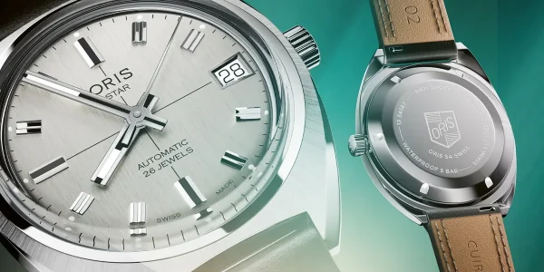 นาฬิกา ORIS Star Edition 2026 ตัวเรือนทรง Barrel Shape หน้าปัดสีเงินสไตล์วินเทจ