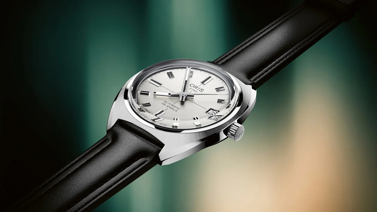 นาฬิกา ORIS Star Edition ปี 2026 ตัวเรือนทรง Barrel Shape หน้าปัดสีเงินสไตล์วินเทจ