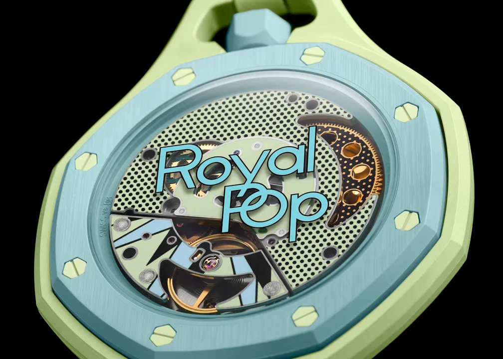 หน้าปัดลวดลาย Petite Tapisserie ของนาฬิกา AP x SWATCH