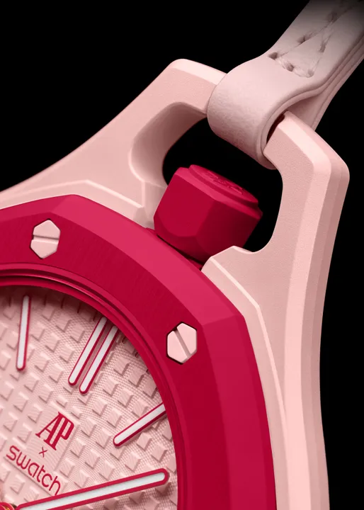 หน้าปัดลวดลาย Petite Tapisserie ของนาฬิกา AP x SWATCH