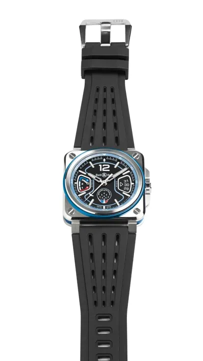 Bell and Ross BR-X3 Patrouille de France ความพิเศษที่มีแค่ 250 เรือนเท่านั้น นาฬิกา Bell and Ross BR-X3 Patrouille de France หน้าปัดสเกเลตันสีธงชาติฝรั่งเศสและโลโก้ฝูงบินที่ 6 นาฬิกา