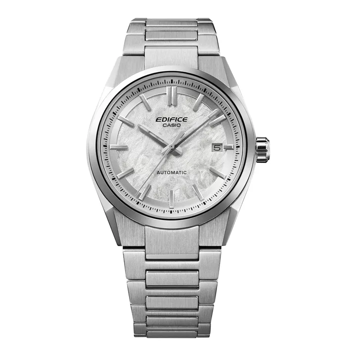 นาฬิกา-Casio-Edifice-EFK-110D หน้าปัดสีขาว/เงิน (Elegant Silver)