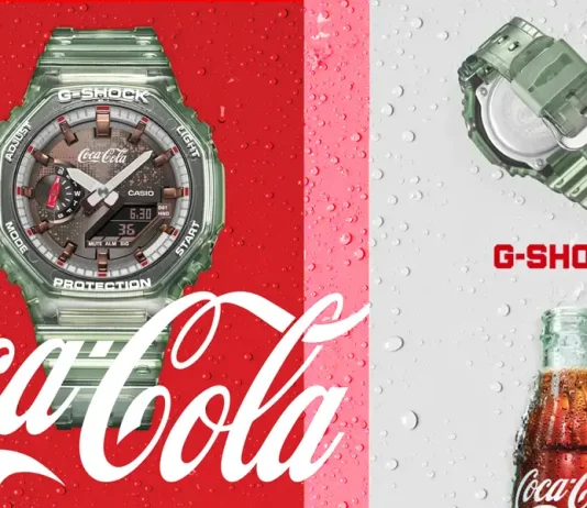 Casio G-SHOCK x Coca-Cola GA-2100CC-3AJR รุ่นพิเศษฉลอง 140 ปี