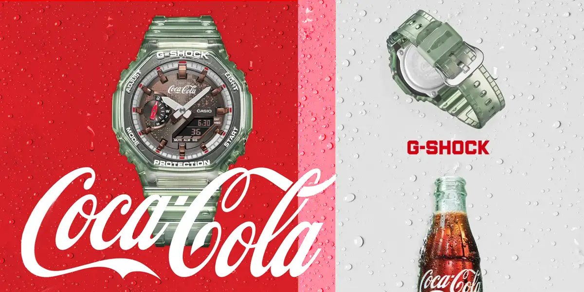 Casio G-SHOCK x Coca-Cola GA-2100CC-3AJR รุ่นพิเศษฉลอง 140 ปี