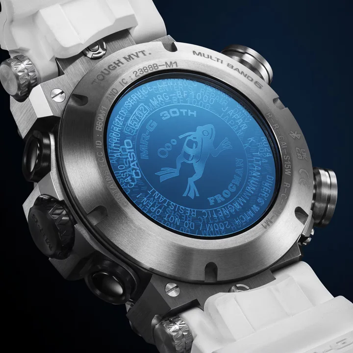นาฬิกาดำน้ำ Casio G-SHOCK MR-G Frogman MRG-BF1000EB สีน้ำเงินเข้ม รุ่นลิมิเต็ดเอดิชั่นฉลองครบรอบ 30 ปีคอลเล็กชั่น MR-G