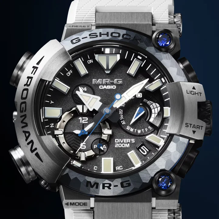 นาฬิกาดำน้ำ Casio G-SHOCK MR-G Frogman MRG-BF1000EB สีน้ำเงินเข้ม รุ่นลิมิเต็ดเอดิชั่นฉลองครบรอบ 30 ปีคอลเล็กชั่น MR-G