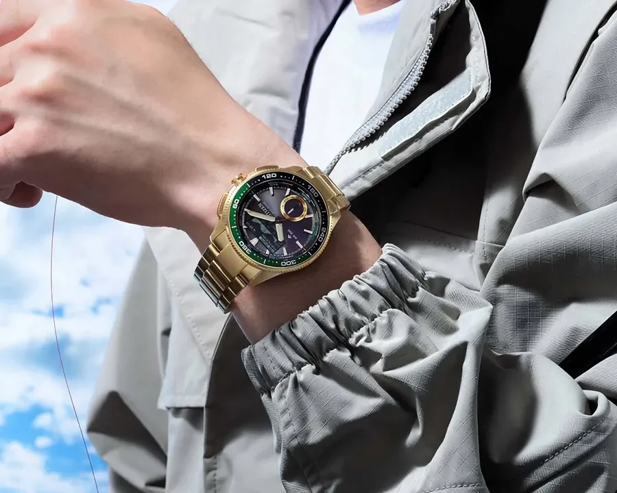 Citizen Promaster Eco-Drive Combination Watch Wave Tracker คู่ใจนักเดินเรือ นาฬิกาเรือใบ Citizen Promaster Eco-Drive Wave Tracker หน้าจอ Analog-Digital บนข้อมือนักเดินเรือ