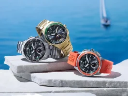 นาฬิกาเรือใบ Citizen Promaster Eco-Drive Combination Watch Wave Tracker บนข้อมือนักเดินเรือ