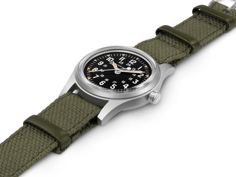 สาย นาฬิกา Hamilton Khaki Field Mechanical 36mm รุ่นฉลอง 250 ปีอเมริกา ดีไซน์ FAPD 5101