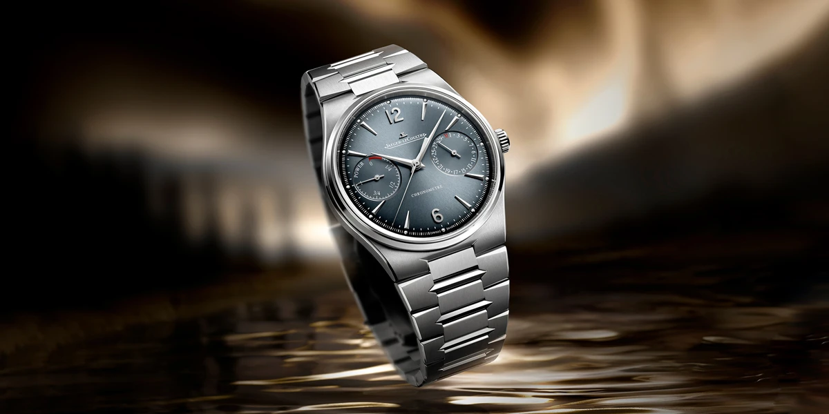 นาฬิกา Jaeger-LeCoultre Master Control Chronometre หน้าปัดสี Blue-Grey สายสเตนเลสสตีล