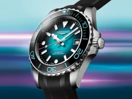 นาฬิกาLongines HydroConquest Commonweatlh Games 2026 หน้าปัดไล่เฉดสีฟ้าม่วงชมพู