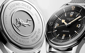 Longines Legend Diver 59 กลิ่นอายดั้งเดิมเพิ่มเติมด้วยความทันสมัย
