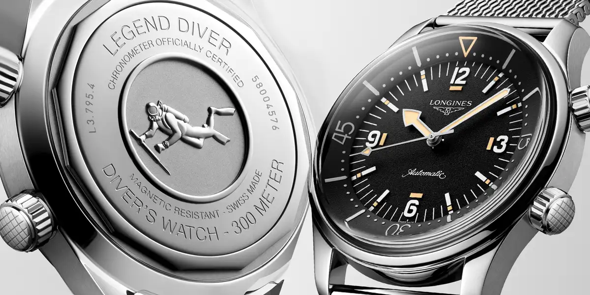 Longines Legend Diver 59 กลิ่นอายดั้งเดิมเพิ่มเติมด้วยความทันสมัย