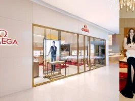 บรรยากาศหน้าร้าน OMEGA Boutique คอนเซปต์ใหม่ ชั้น 1 Central Embassy