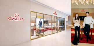 บรรยากาศหน้าร้าน OMEGA Boutique คอนเซปต์ใหม่ ชั้น 1 Central Embassy