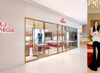 บรรยากาศหน้าร้าน OMEGA Boutique คอนเซปต์ใหม่ ชั้น 1 Central Embassy
