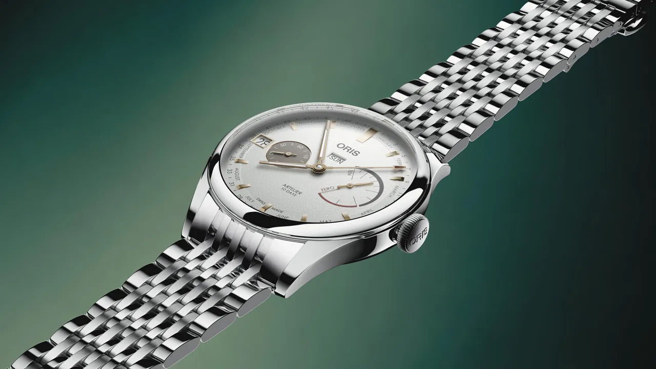 นาฬิกา ORIS Artelier Calibre 113 หน้าปัดสีขาวสายสตีล