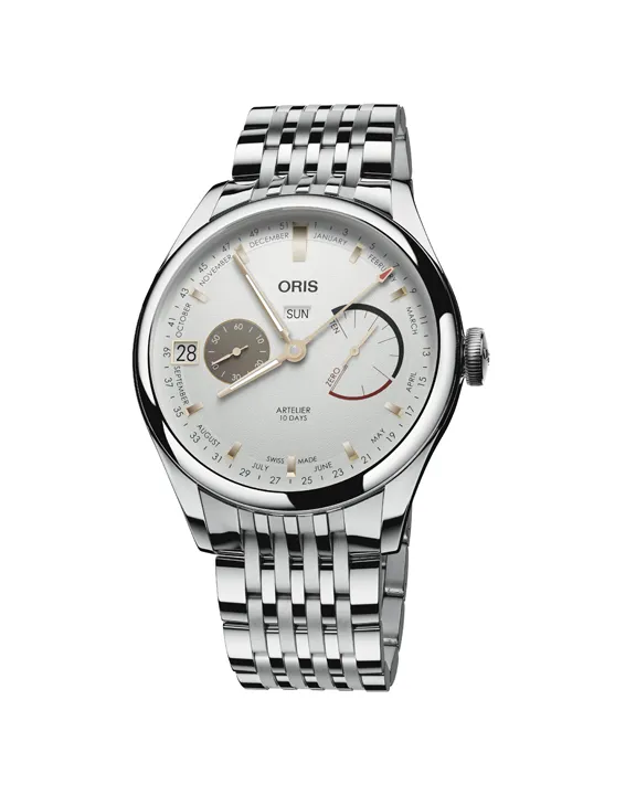 นาฬิกา ORIS Artelier Calibre 113 หน้าปัดสีขาวสายสตีล