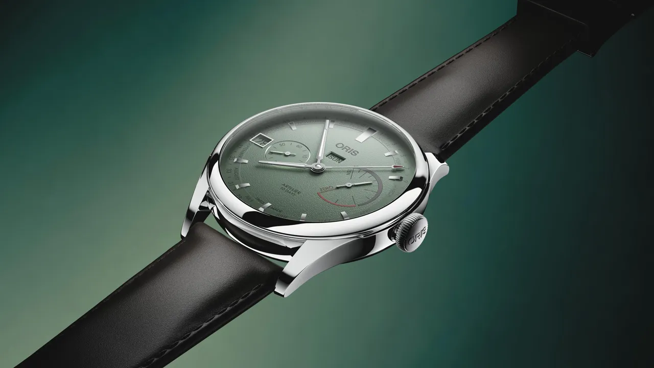 นาฬิกา ORIS Artelier Calibre 113 หน้าปัดสีเขียว สายหนัง