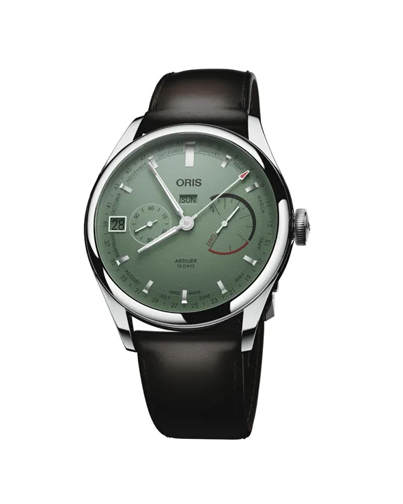 นาฬิกา ORIS Artelier Calibre 113 หน้าปัดสีเขียว สายหนัง