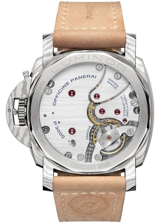 Panerai Luminor PAM01629 Forged Titanium ตัวเรือนไทเทเนียมลายคลื่น