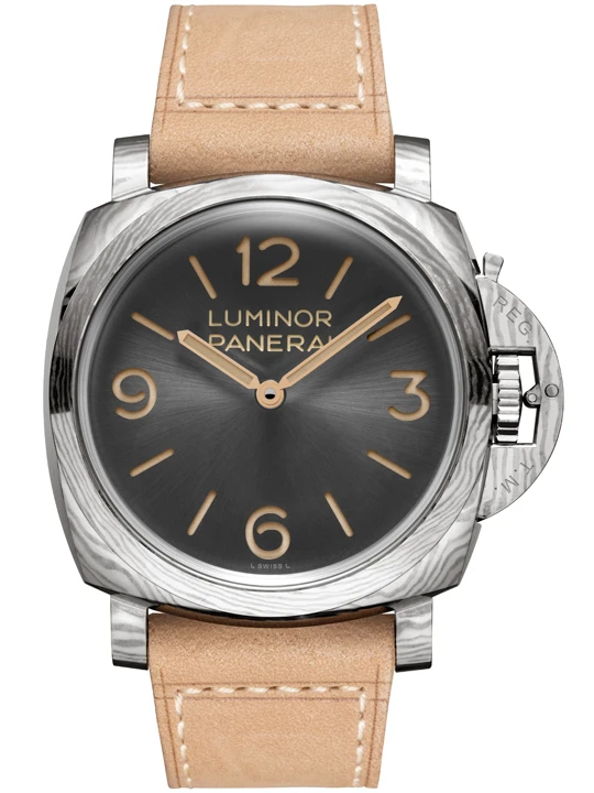 Panerai Luminor PAM01629 Forged Titanium ตัวเรือนไทเทเนียมลายคลื่น