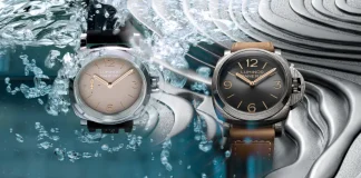 Panerai Luminor PAM01629 Forged Titanium ตัวเรือนไทเทเนียมลายคลื่น