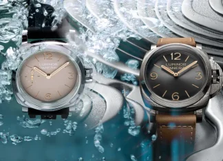 Panerai Luminor PAM01629 Forged Titanium ตัวเรือนไทเทเนียมลายคลื่น