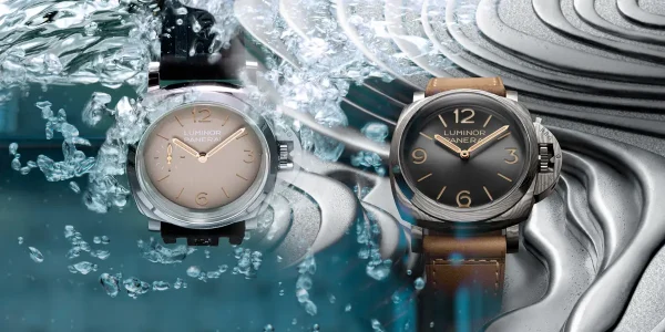 Panerai Luminor PAM01629 Forged Titanium ตัวเรือนไทเทเนียมลายคลื่น