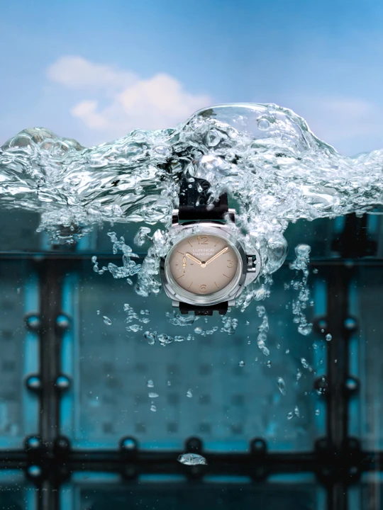 นาฬิกา Panerai Luminor PAM01735 หน้าปัดแซนด์วิชสีงาช้าง