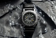 นาฬิกา Panerai Submersible Navy SEALs Afniotech™ PAM01089 หน้าปัดสีแอนทราไซต์