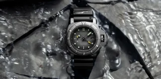 นาฬิกา Panerai Submersible Navy SEALs Afniotech™ PAM01089 หน้าปัดสีแอนทราไซต์