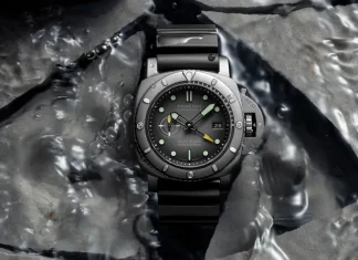 นาฬิกา Panerai Submersible Navy SEALs Afniotech™ PAM01089 หน้าปัดสีแอนทราไซต์