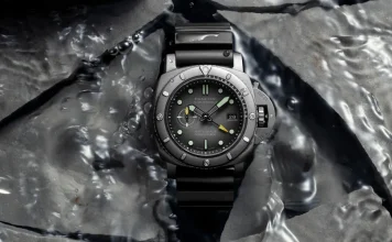 นาฬิกา Panerai Submersible Navy SEALs Afniotech™ PAM01089 หน้าปัดสีแอนทราไซต์