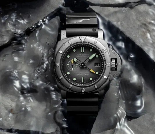 นาฬิกา Panerai Submersible Navy SEALs Afniotech™ PAM01089 หน้าปัดสีแอนทราไซต์