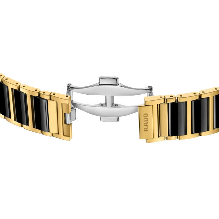 นาฬิกา Rado Integral 40-Year Anniversary Edition ตัวเรือนไฮเทคเซรามิกสีดำตัดสเตนเลสสตีลสีทอง