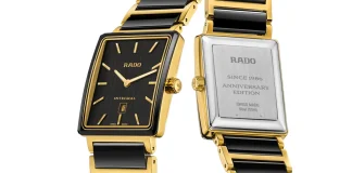นาฬิกา Rado Integral 40-Year Anniversary Edition ตัวเรือนไฮเทคเซรามิกสีดำตัดสเตนเลสสตีลสีทอง