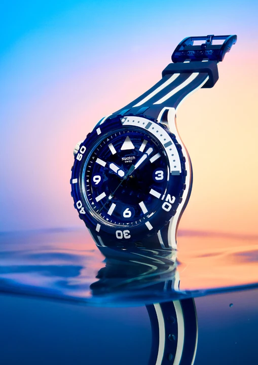 นาฬิกา Swatch รุ่นสี SCUBAQUA Midnight Blue (มิดไนท์บลู) – รองรับ Swatch Pay