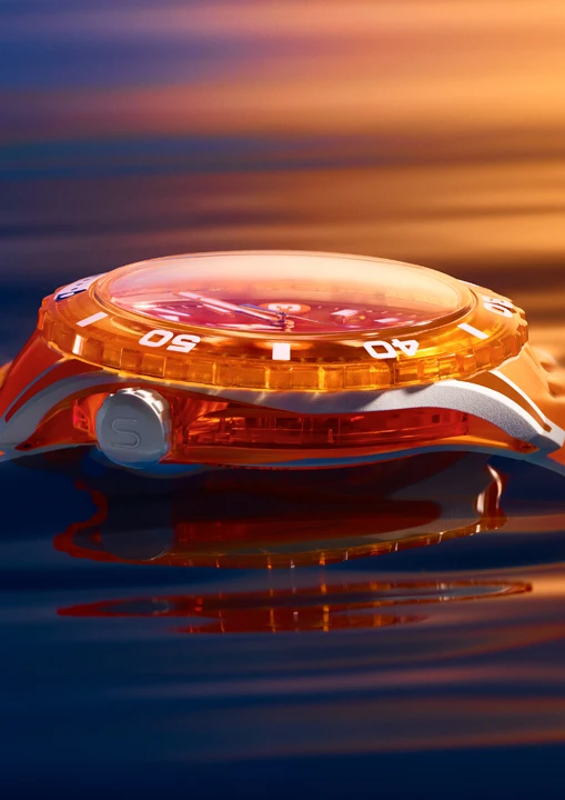 นาฬิกา Swatch SCUBAQUA รุ่นสีโซลาร์ออเรนจ์