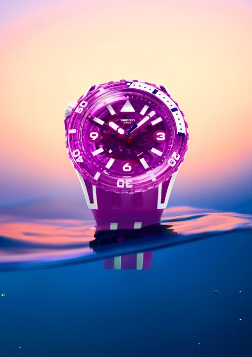 นาฬิกา Swatch SCUBAQUA รุ่นสี อิเลกทริกฟิวเซีย