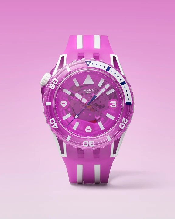 นาฬิกา Swatch SCUBAQUA รุ่นสี อิเลกทริกฟิวเซีย