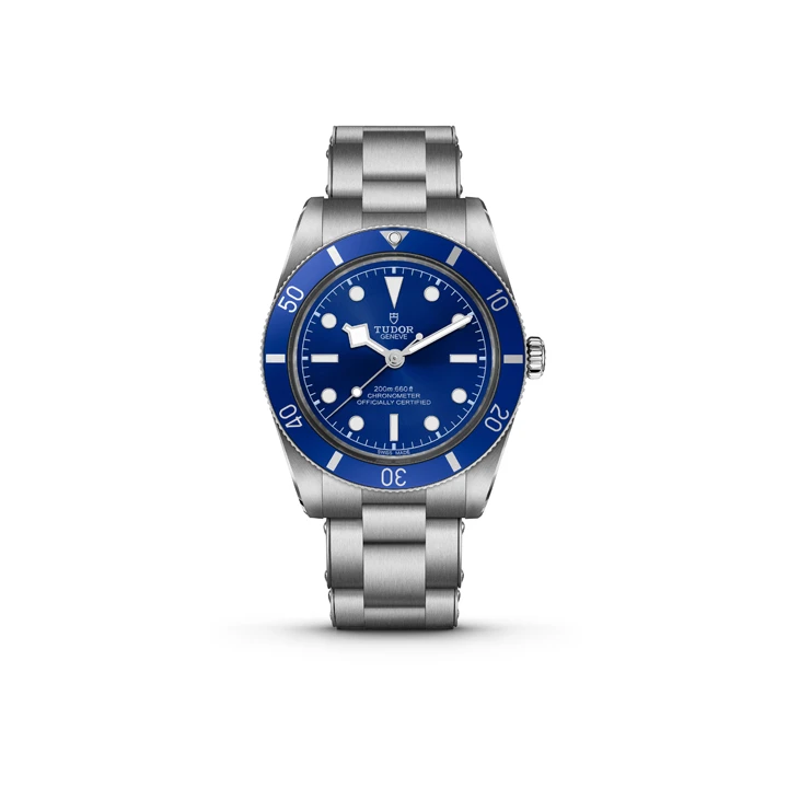 นาฬิกา Tudor Black Bay 54 สีน้ำเงิน หน้าปัดซันเรย์ สายสตีล